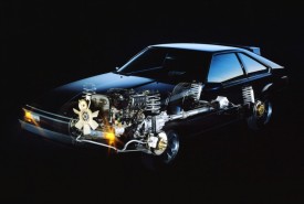 Przekrój Celica Supra 1985 © Toyota